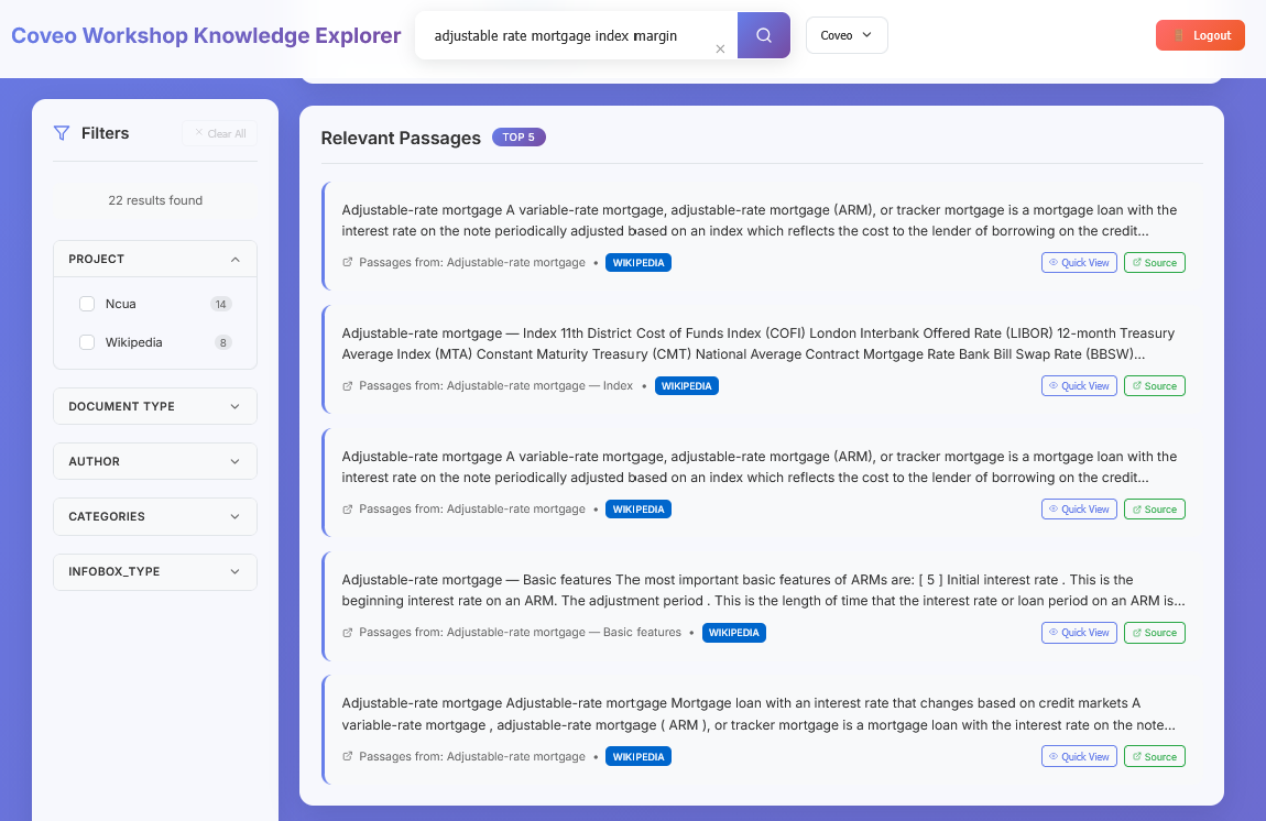 Passages Section - Relevant Text Excerpts